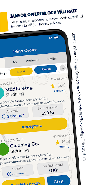 HemmaPro: Hitta Hantverkare Screenshot 3