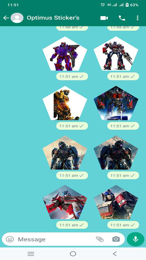 WAStickers - Optimus Stickers Screenshot 2