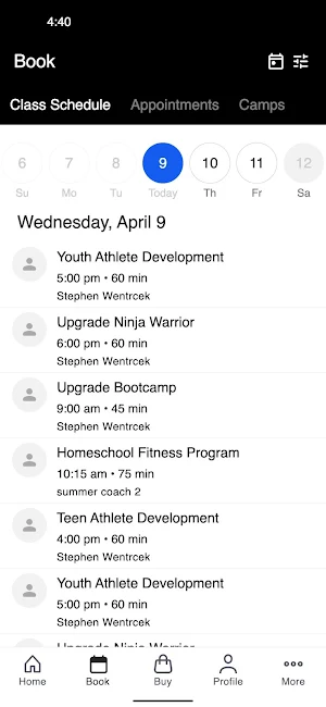 Upgrade Fitness TX Screenshot 1
