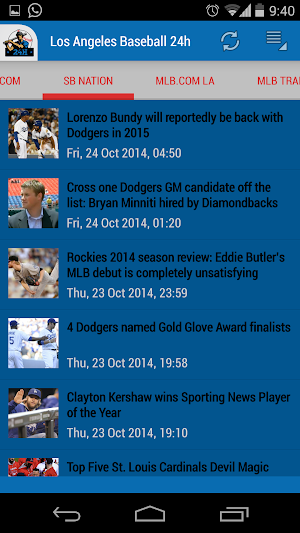Los Angeles Baseball 24h Screenshot 1