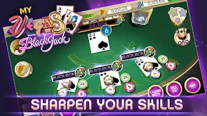 myVEGAS Blackjack 21 - Free Vegas Casino Card Game Screenshot 2