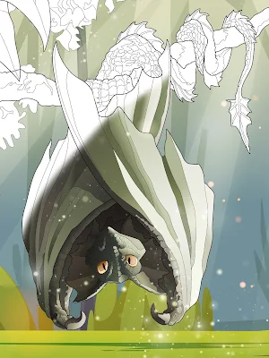 Dragons Magic Coloring Book Screenshot 3