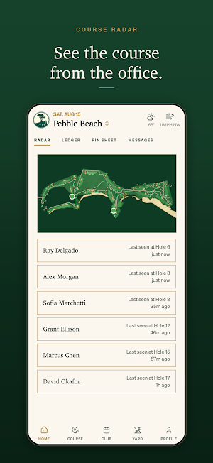 GolfCore — Golf Club App Screenshot 3