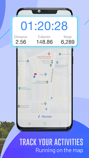 Pedometer plus - Steps Tracker Screenshot 1