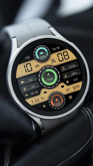 Triple Circular Classic Watch Screenshot 0