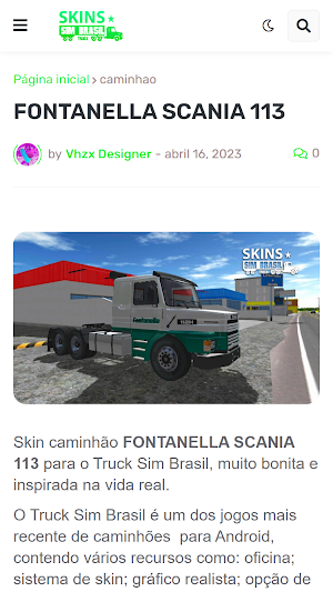 Skins Truck Sim Brasil TSB Screenshot 2