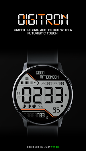 Digitron Watch Face Screenshot 0