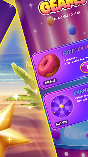 Purple Light Gems Screenshot 2