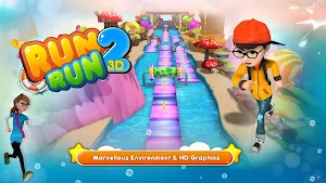 RUN RUN 3D - 2 Screenshot 1