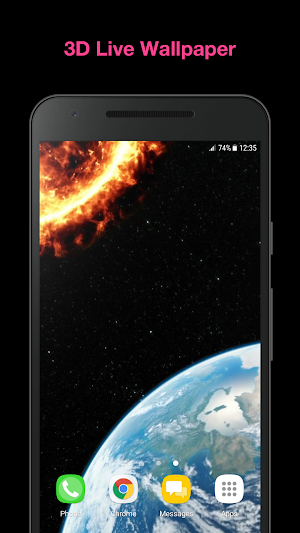 Planets Live Wallpaper Screenshot 0