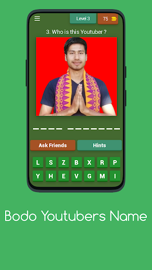 Bodo Youtuber Name-Trivia Game Screenshot 3