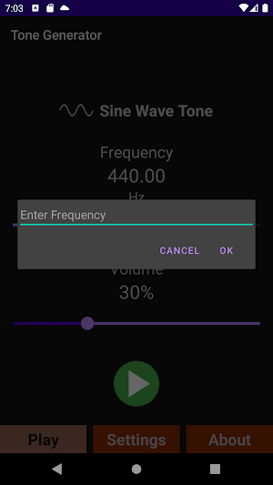Tone Generator Screenshot 2