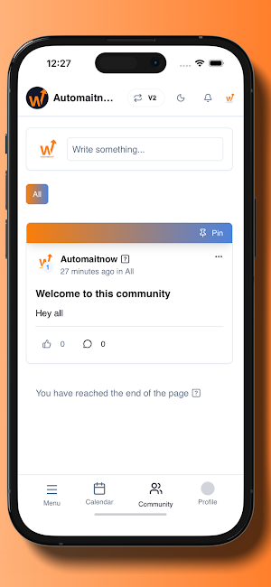 AutomaitNow Community Screenshot 1