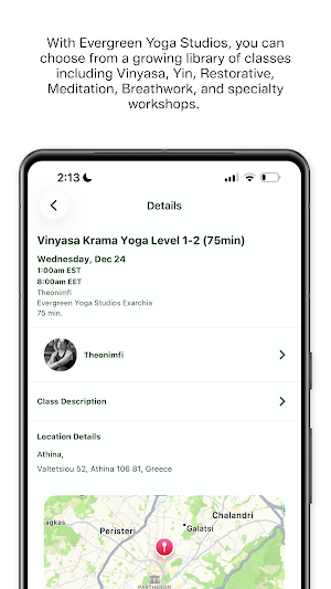 Evergreen Yoga Studios Screenshot 3