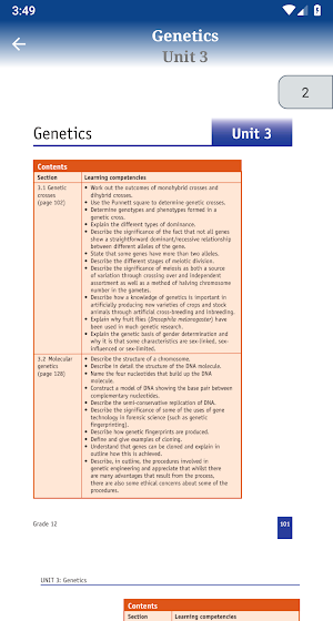 Biology Textbook Grade 12th Screenshot 1
