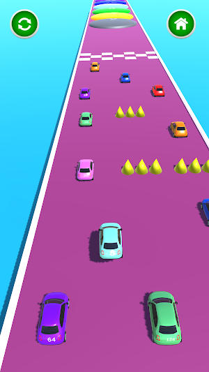 2048 Car Merge Runner Screenshot 0