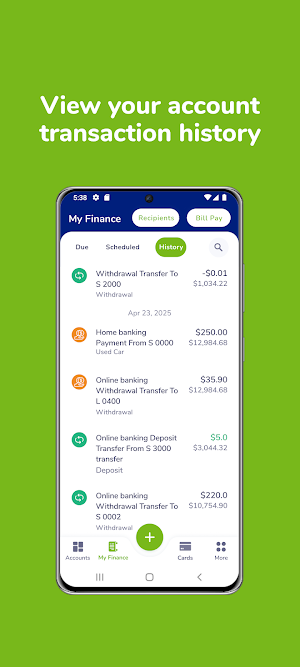 Unity Financial Credit Union Screenshot 2
