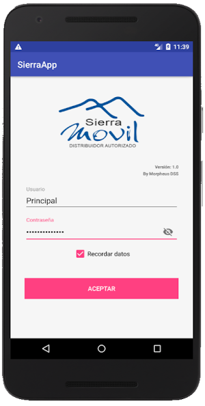 Sierra App Screenshot 1