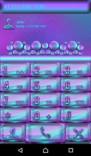 Neon Dialer theme Screenshot 0