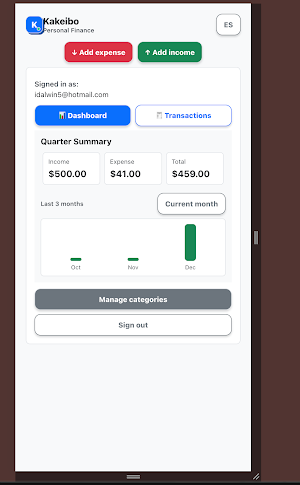 kakeibo.icarosoft.com Screenshot 1