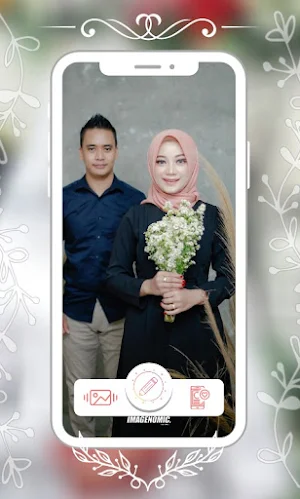 Hijab Wedding Couple Bridal Dress Screenshot 3