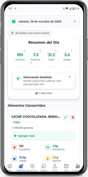 NutriApp Screenshot 3