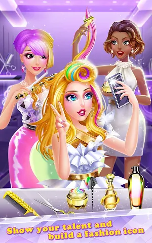 Superstar Hair Salon Screenshot 0