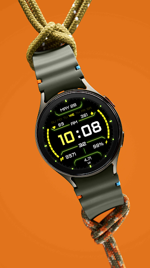 Quantum: Digital Watch Face Screenshot 0