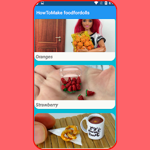 How To Make Diy food for dolls Screenshot 3