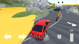 Motorcycle Rider Lava Parkour Screenshot 0