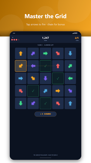 Arrow Crypt - Roguelite Puzzle Screenshot 1