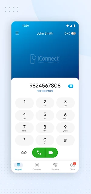 iConnect UC Softphone Screenshot 2