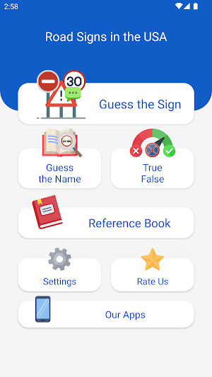 Road Signs US: Traffic Test Screenshot 2