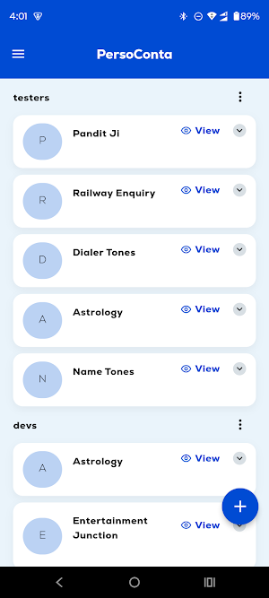 Persoconta Screenshot 1