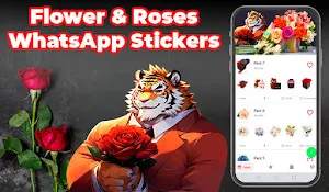 WAStickerApps Flowers Screenshot 0