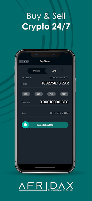 AFRIDAX: Buy Bitcoin & Crypto Screenshot 2