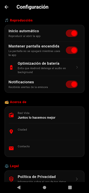 Red Vida Screenshot 2