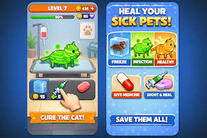 Cat Doctor Run - Pet Hospital Screenshot 1