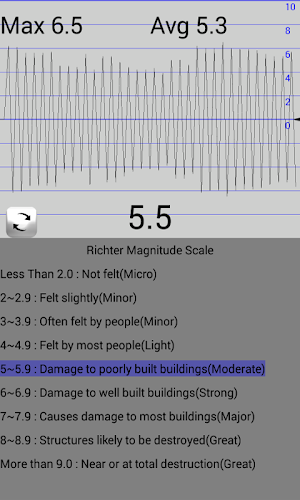 Seismometer Screenshot 3