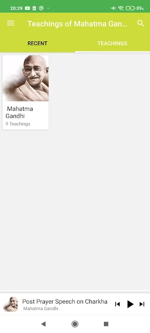 Gandhi महात्मा गांधी शिक्षाएं Screenshot 0