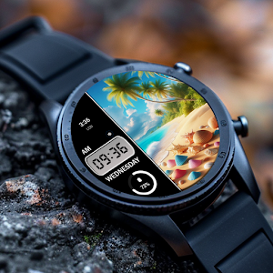 Key WF66 Beautiful Beach Watch Screenshot 0