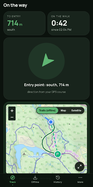 WayBack — Your Trail Home Screenshot 1