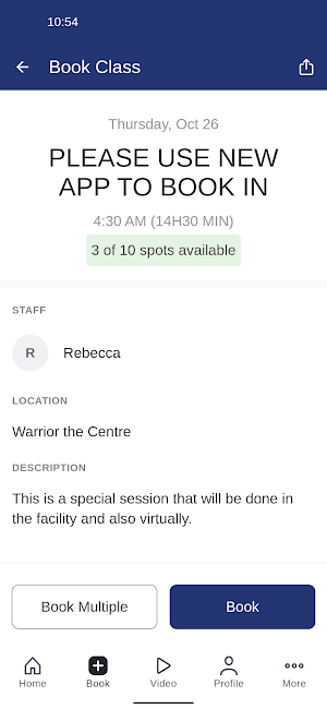 Warrior The Centre Screenshot 2