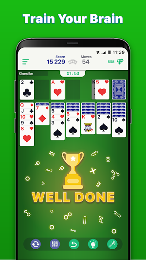 Classic Solitaire/Klondike cards game Screenshot 3
