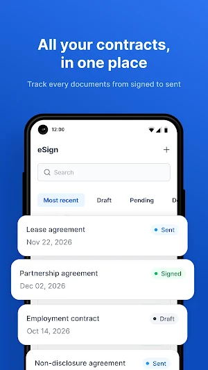 Bookipi eSign: PDF Doc & Forms Screenshot 1