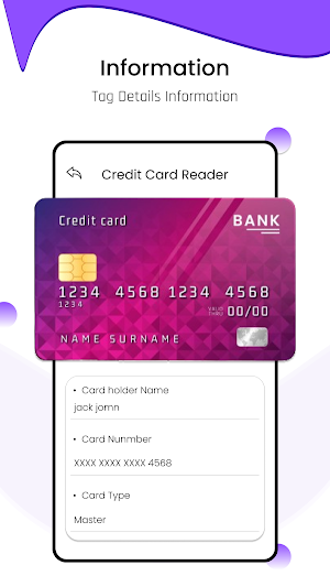 NFC : Credit Card Reader Screenshot 0