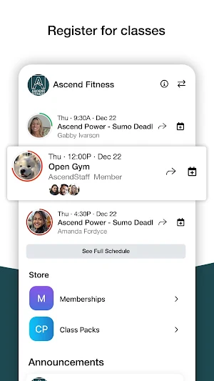 Ascend Fitness 414 Screenshot 1