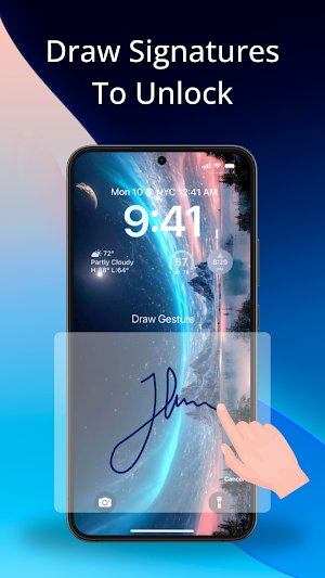 Smart Lock Screen OS 18 Screenshot 3