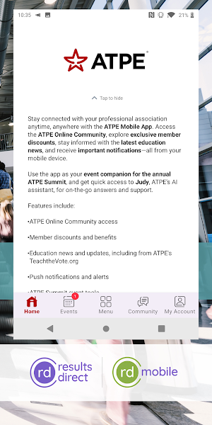 ATPE Mobile App Screenshot 2