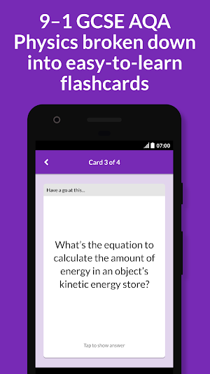 Key Cards GCSE AQA Physics Screenshot 0